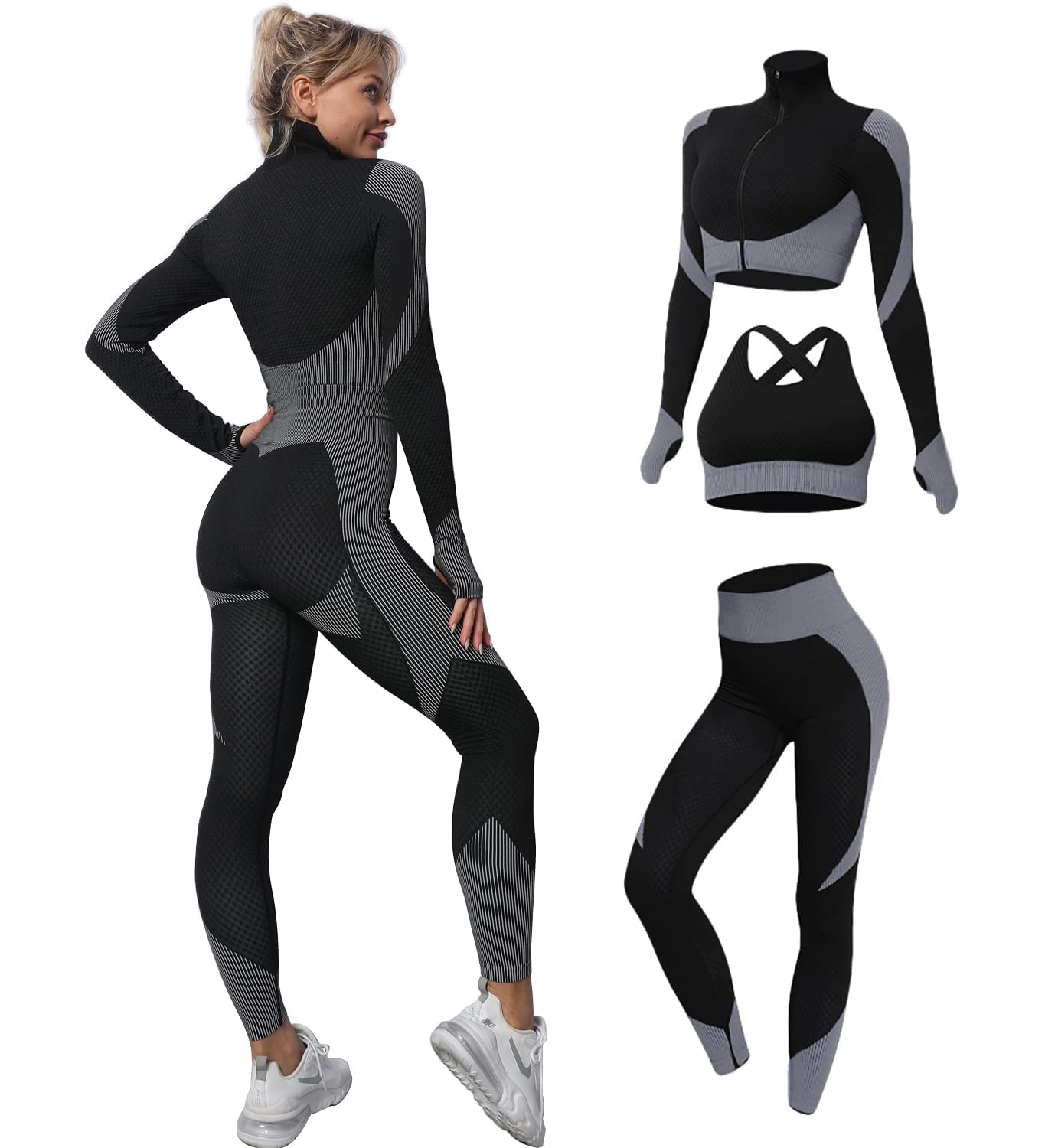 Sportswear Tracksuit Leggings - FabFemina