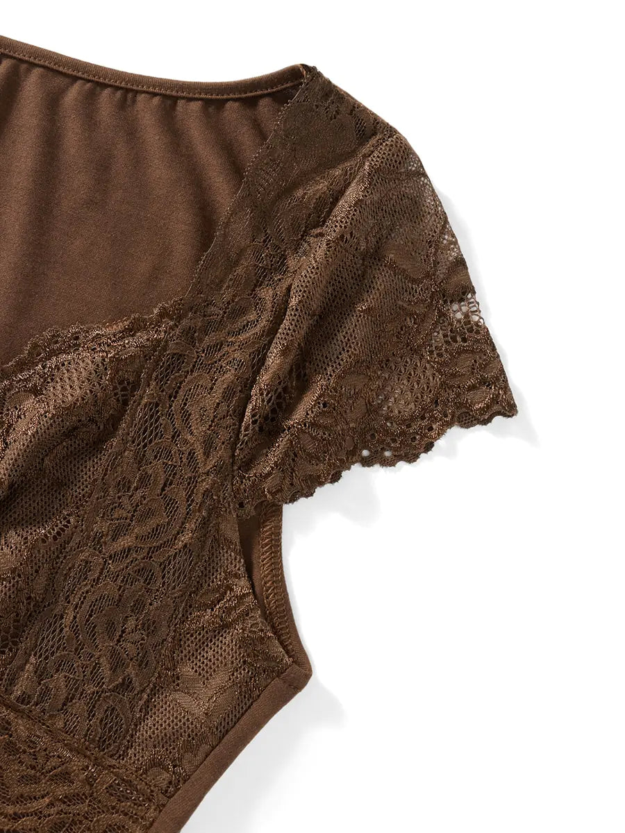 Enchanted Summer V-Neck Crop Top