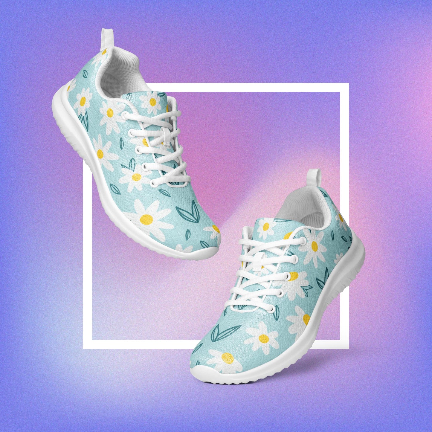 Floral Bloom Athletic Shoes + Fanny Pack Bundle - FabFemina