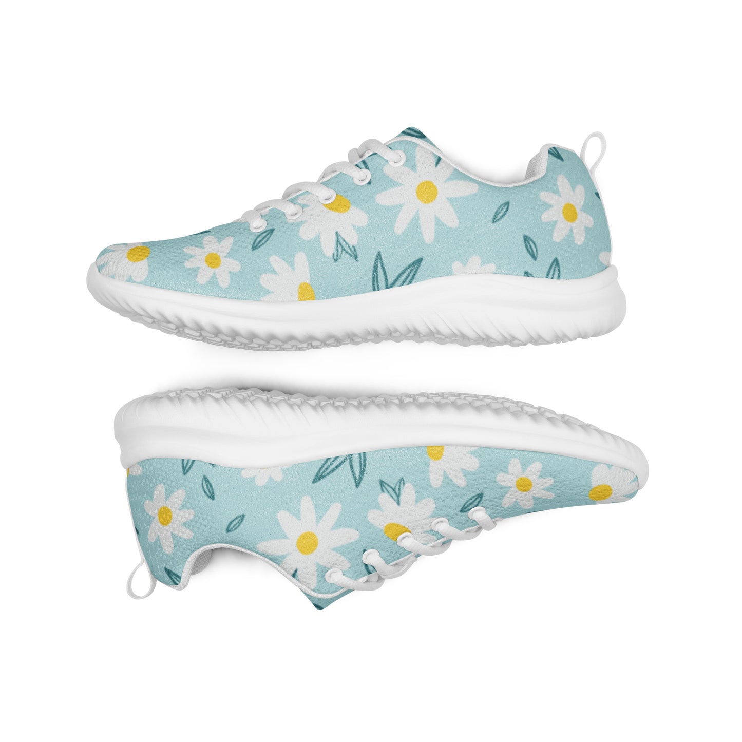 Floral Bloom Athletic Shoes for Women - FabFemina