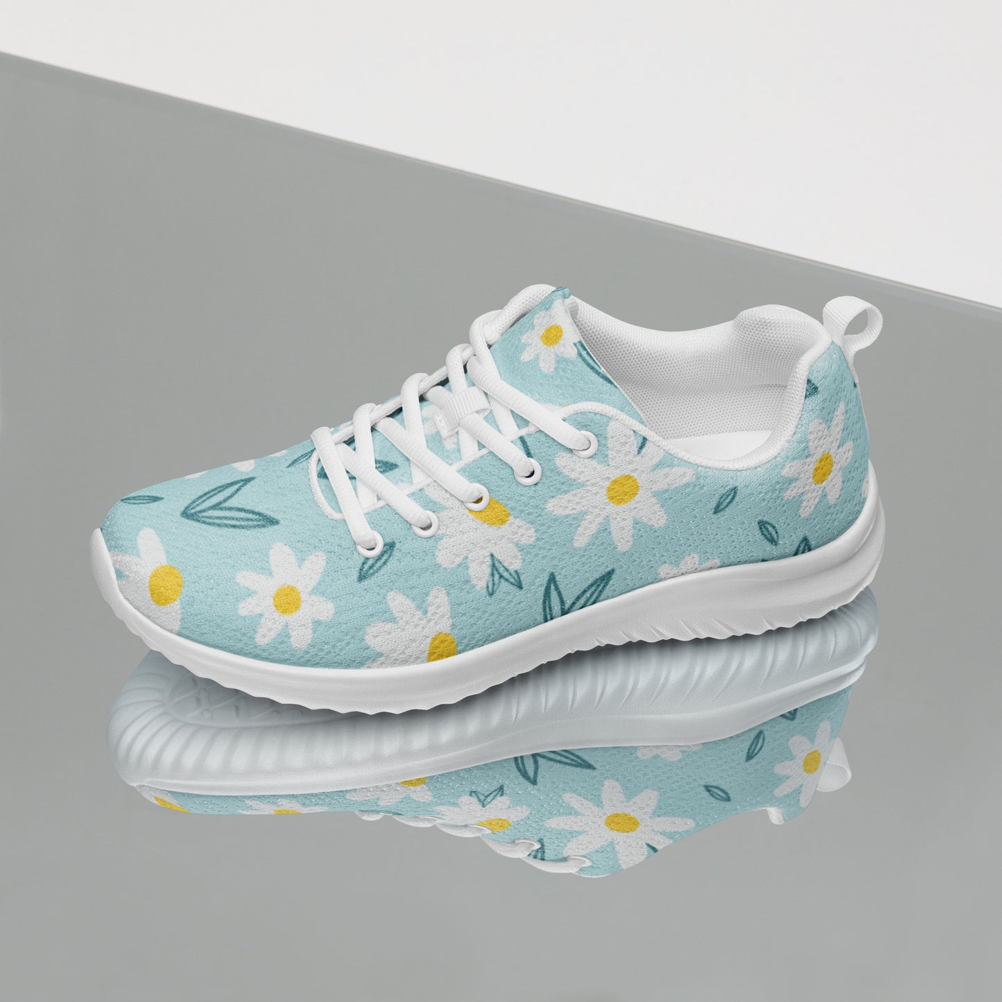 Floral Bloom Athletic Shoes for Women - FabFemina