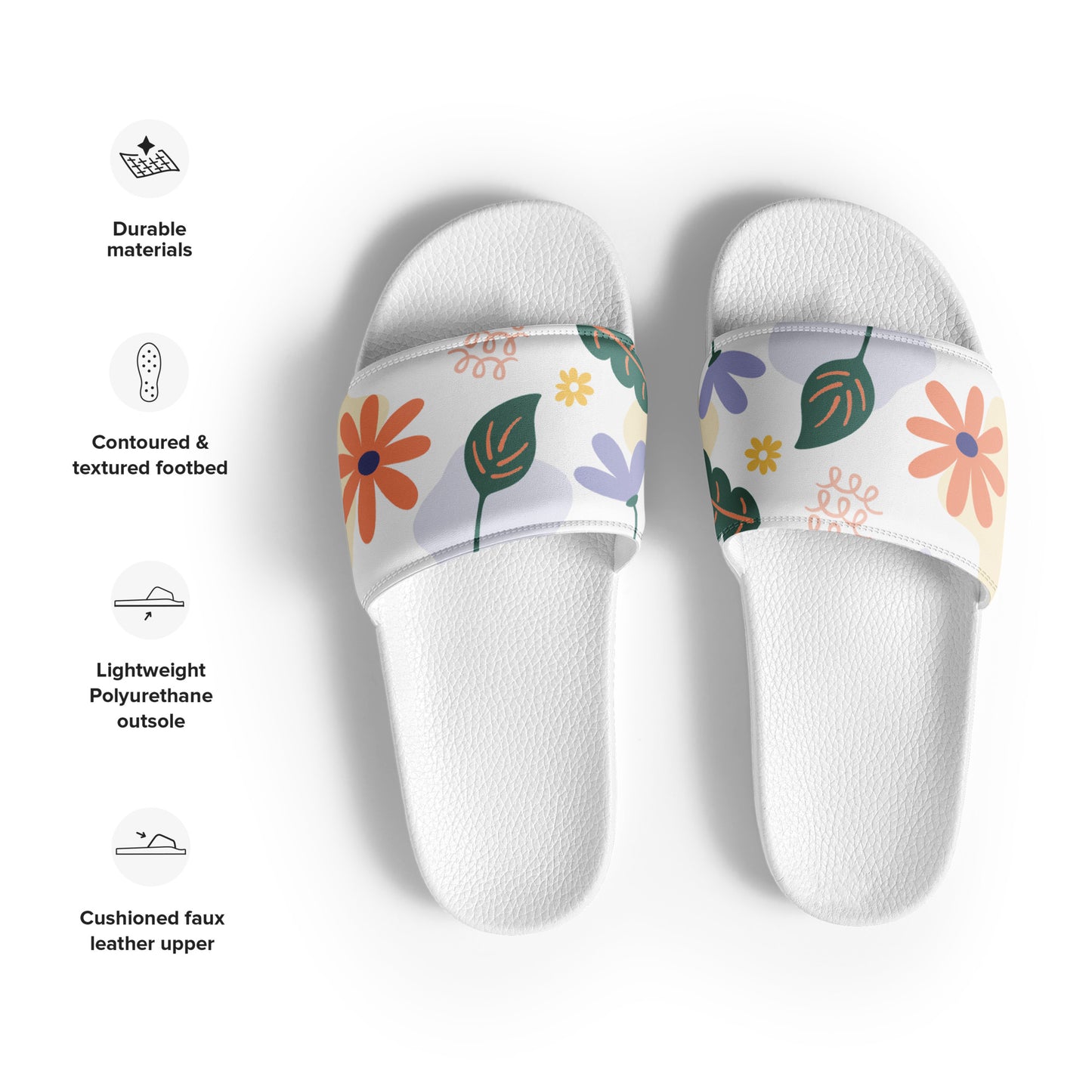 Floral Paradise Women's slides - FabFemina