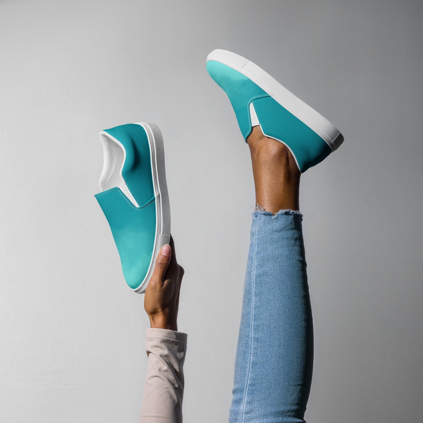 Ocen Vibes Slip-on Canvas Shoes for Women - FabFemina