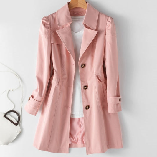 Spring Autumn Trench Coat for Women - FabFemina