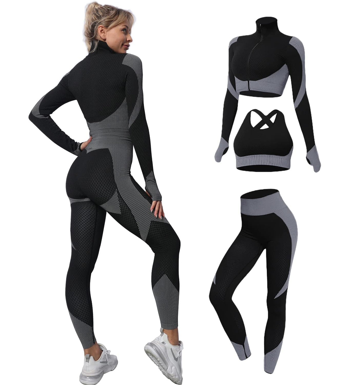 Sportswear Tracksuit Leggings - FabFemina