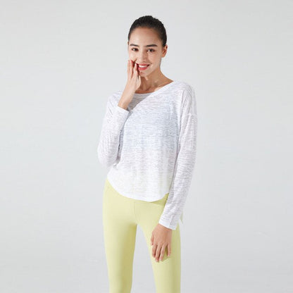 Fitness Loose Sportswear Blouse - FabFemina