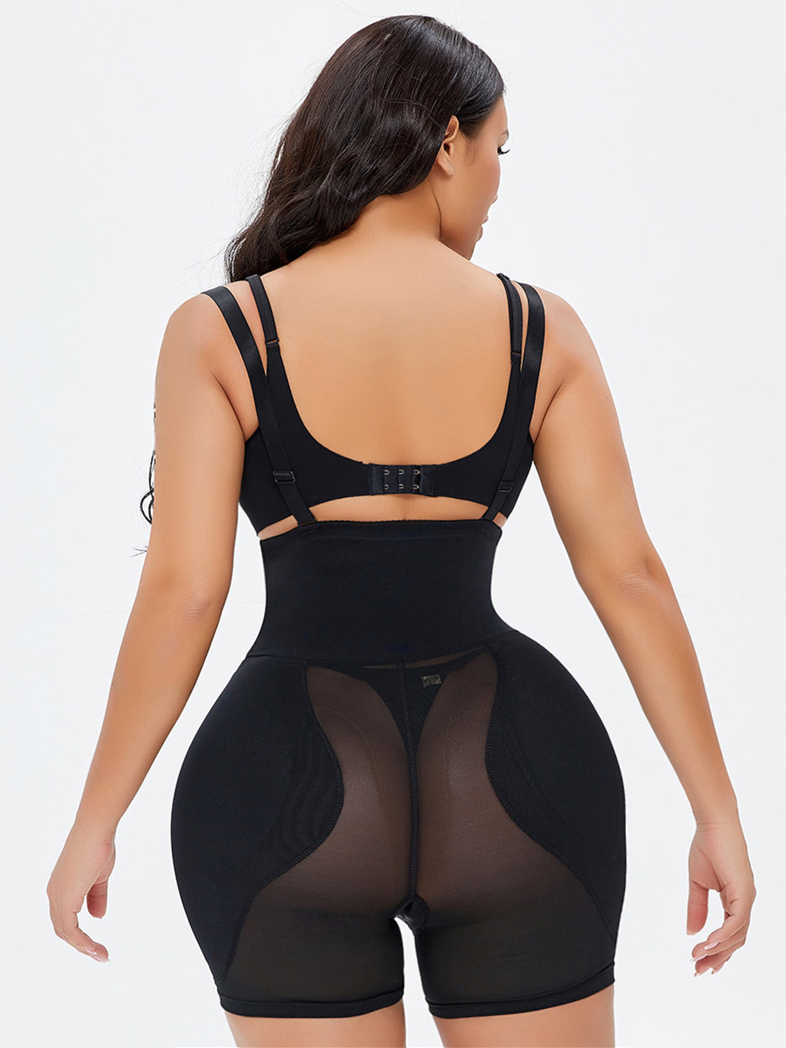 Full Size Hook-and-Eye Under-Bust Shaping Bodysuit - FabFemina