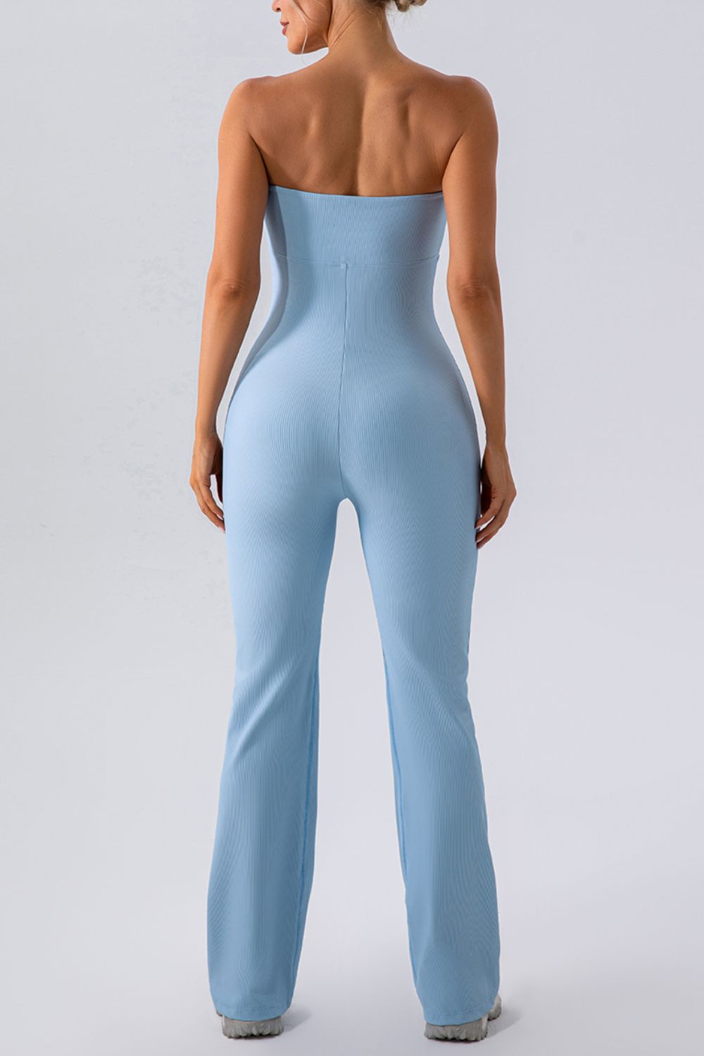 Sleeveless Straight Active Jumpsuit - FabFemina