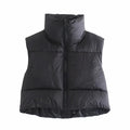 Quilted Vest Winter Coat Jacket - FabFemina