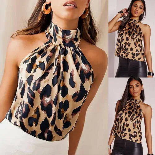 Chic Leopard Women's Tops - FabFemina