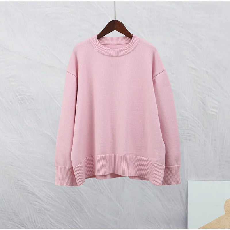Chic Long-Sleeve Women's Pullover Tops - FabFemina
