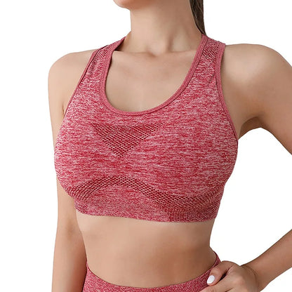 Seamless Sport Bra Fitness High Impact Yoga Top - FabFemina