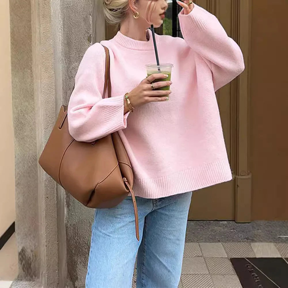 Chic Long-Sleeve Women's Pullover Tops - FabFemina