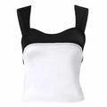 Satin Summer Camisole Crop Tops - FabFemina