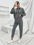Ivy Lane Sports Hoodie and Joggers Set - FabFemina