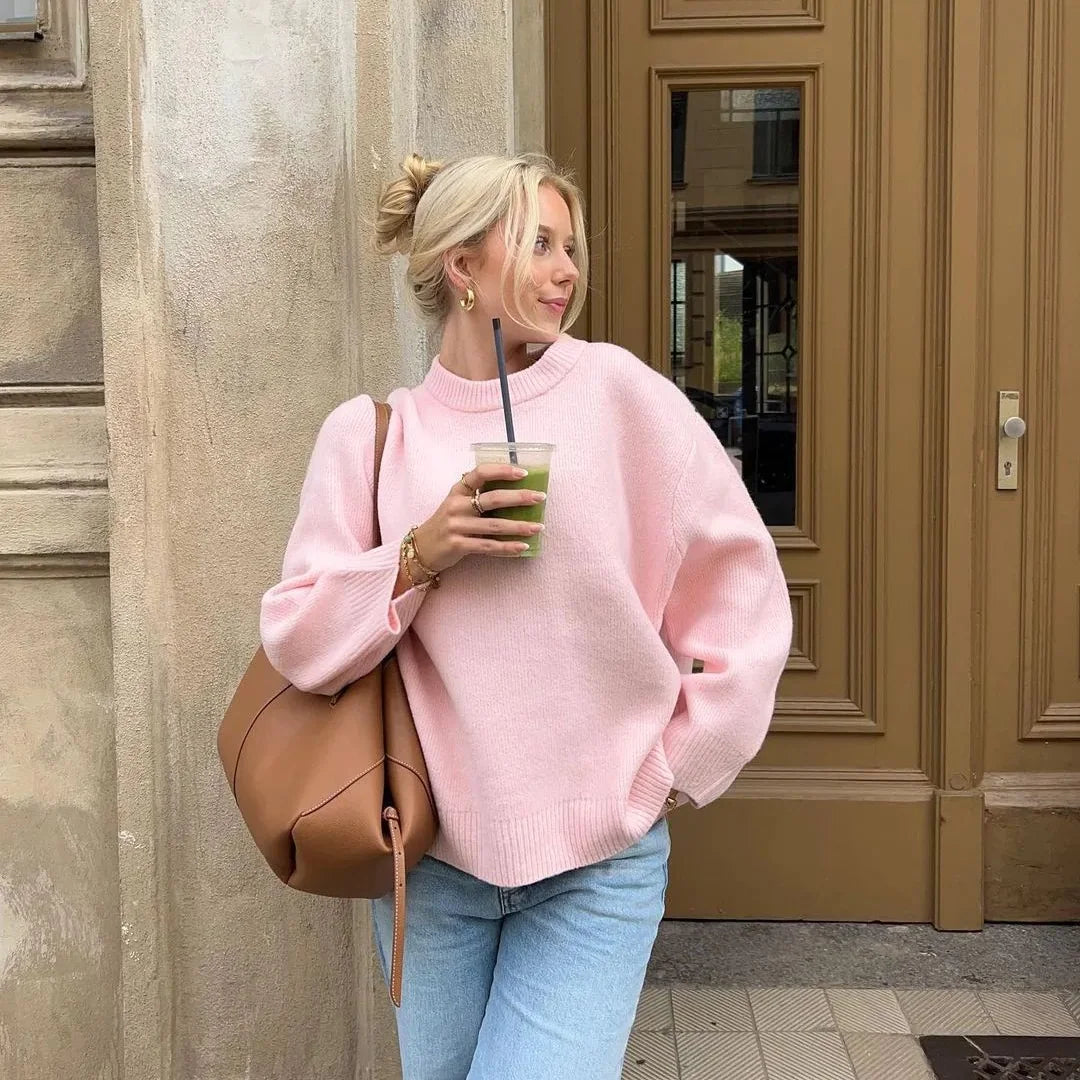 Chic Long-Sleeve Women's Pullover Tops - FabFemina