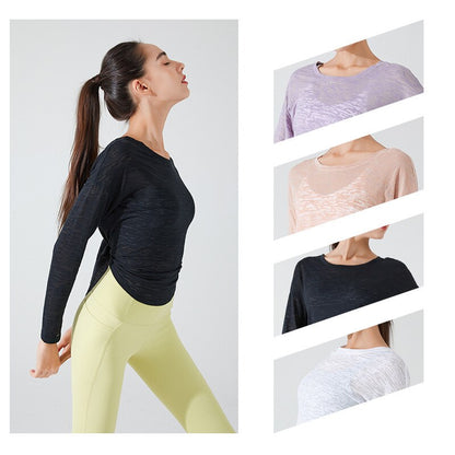 Fitness Loose Sportswear Blouse - FabFemina