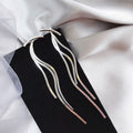 Long Tassel Geometric Fashion Luxury Hanging Pendientes Drop Earrings for Women - FabFemina