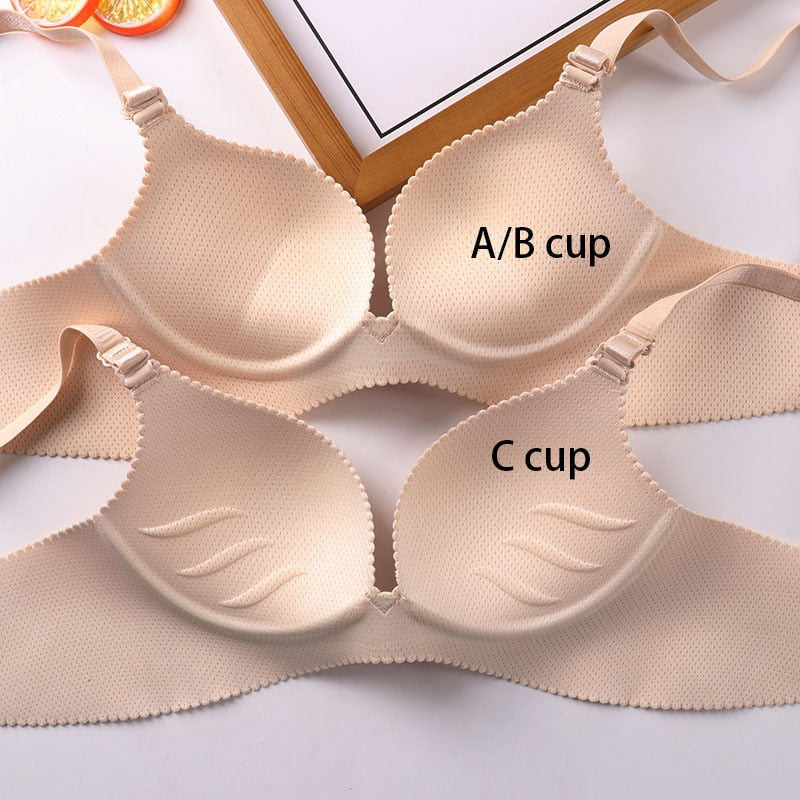 Sexy Deep U Cup Push Up Bras For Women - FabFemina