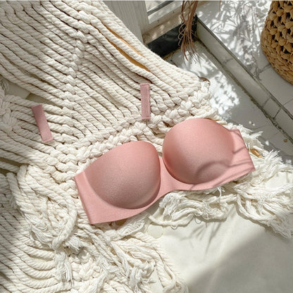 Sexy Strapless Invisible Push Up Bras - FabFemina