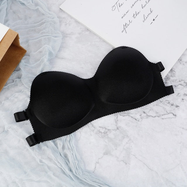 Wireless Invisible Strapless Push Up Bra One Size for 32-38 A B C –  FabFemina
