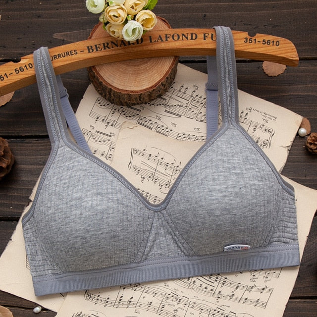 Seamless Vest T-shirt Bra - FabFemina